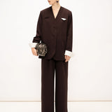 Pantaloni MC55 | Rosso scuro