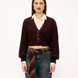 Cardigan MC08 | Bordeaux
