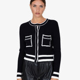 Cardigan MC37 | Nero e Panna
