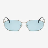 OCCHIALI DA SOLE CELESTE | ARGENTO