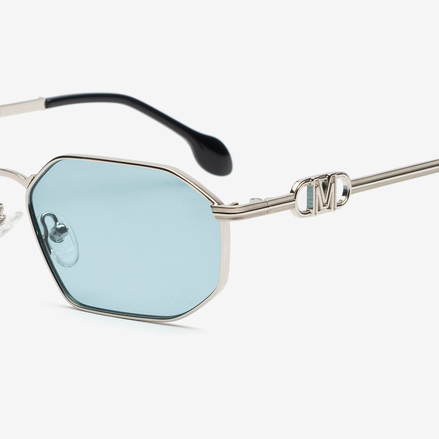 OCCHIALI DA SOLE CELESTE | ARGENTO