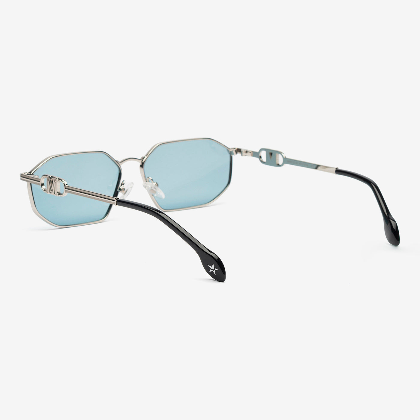 OCCHIALI DA SOLE CELESTE | ARGENTO