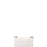 Flat Falcon Xs . Borsa a mano Milky White and Gold