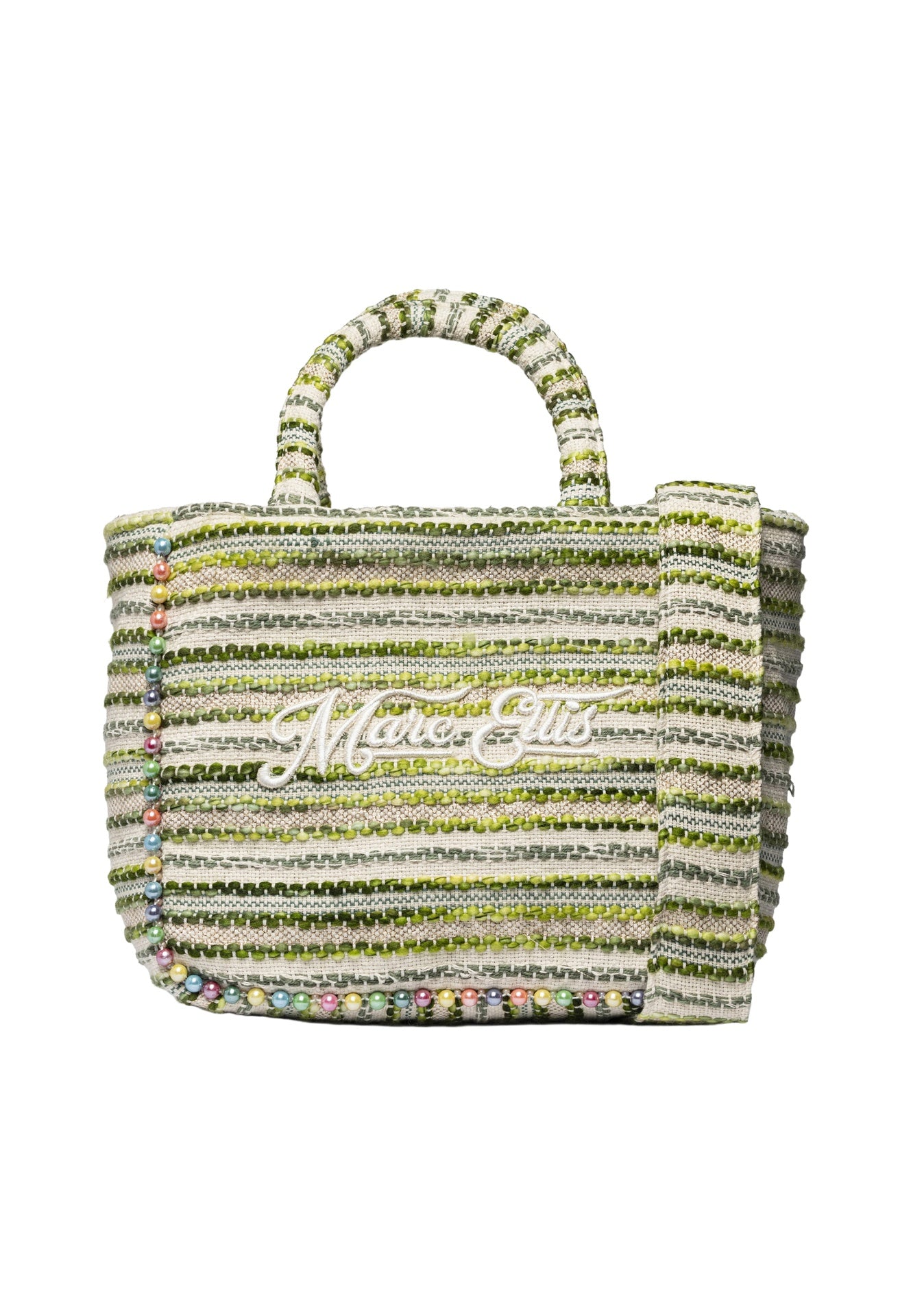 Buby S Indy 26 Borsa a mano Beige and Green