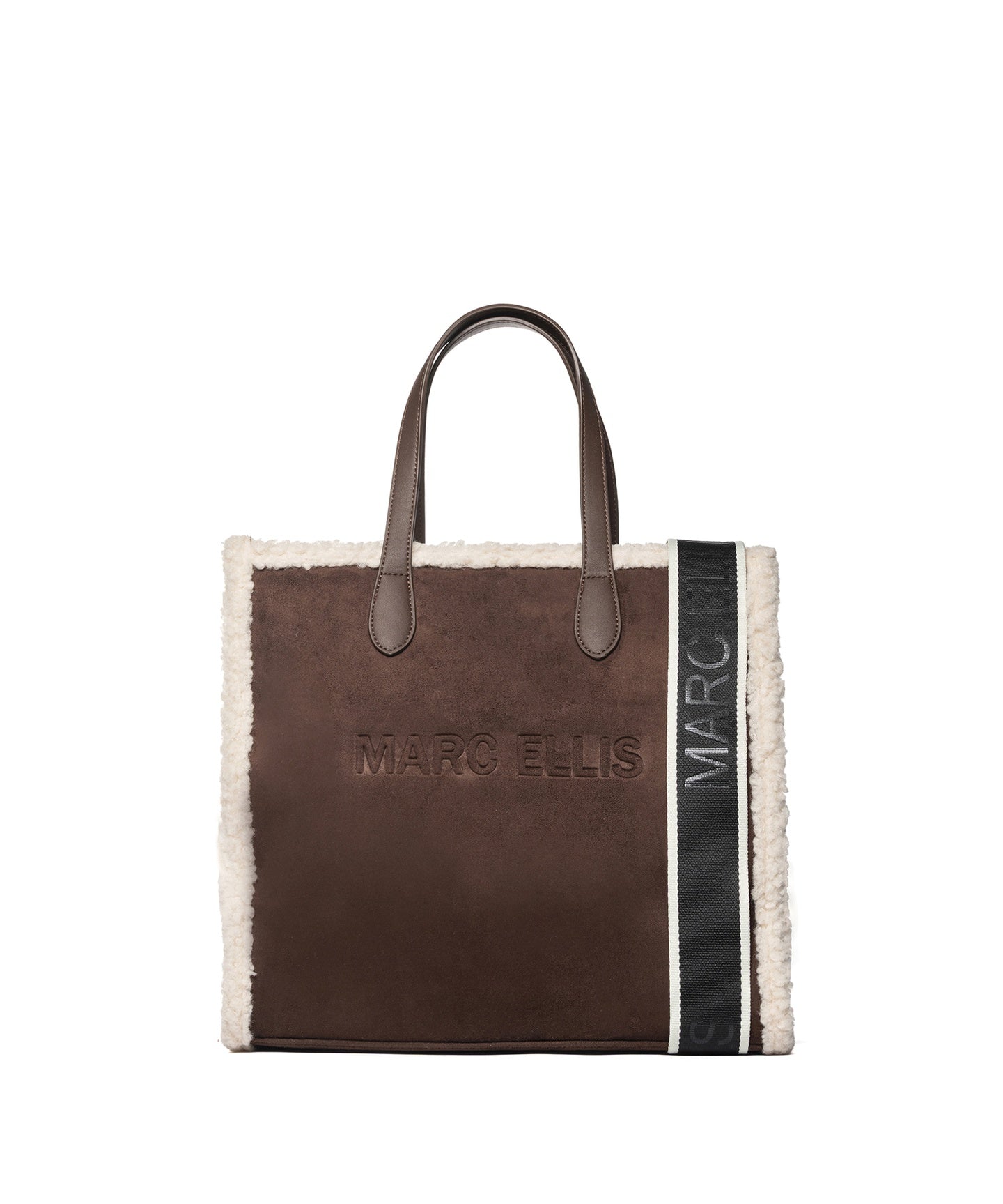 Buby Suede L Borsa a spalla | Marrone | Marc Ellis