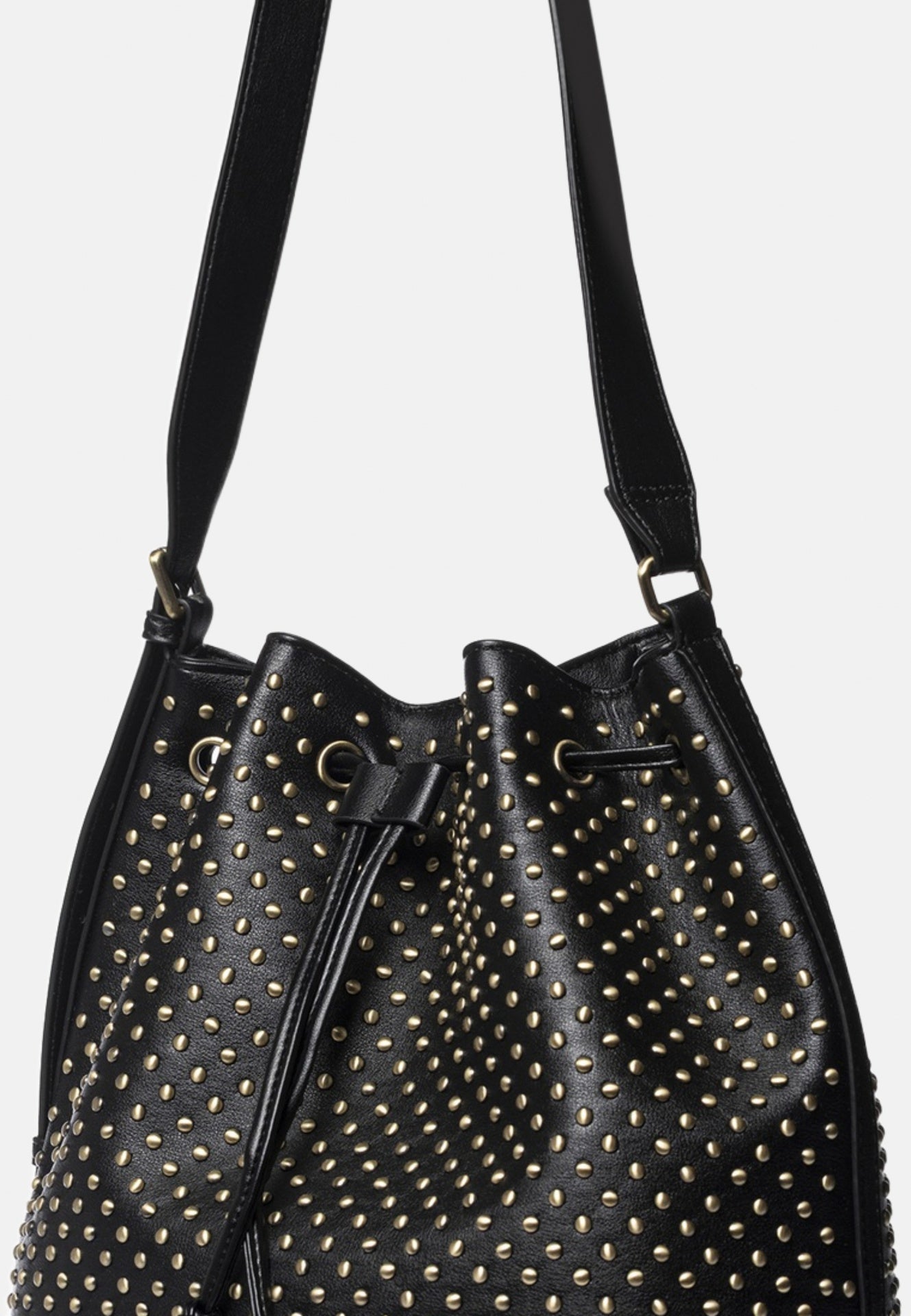 Layla Rock Borsa a spalla Black and Gold