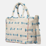 Buby L Indy 26 Borsa a mano Beige and Blue