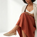 Scarpa con tacco MARC ELLIS | Oro