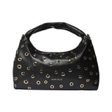 Mariah Studs Borsa a spalla Black and Gold
