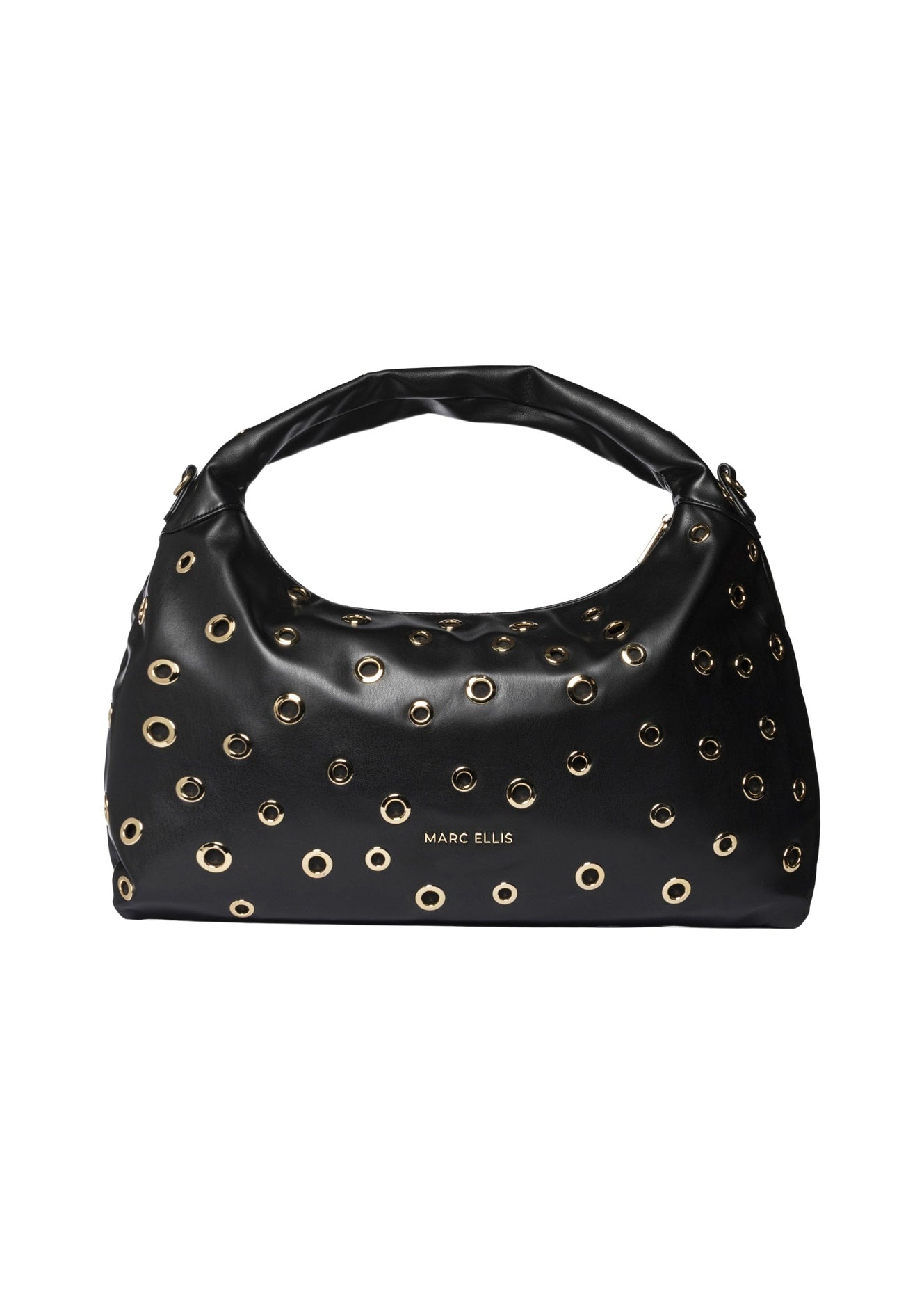 Mariah Studs Borsa a spalla Black and Gold