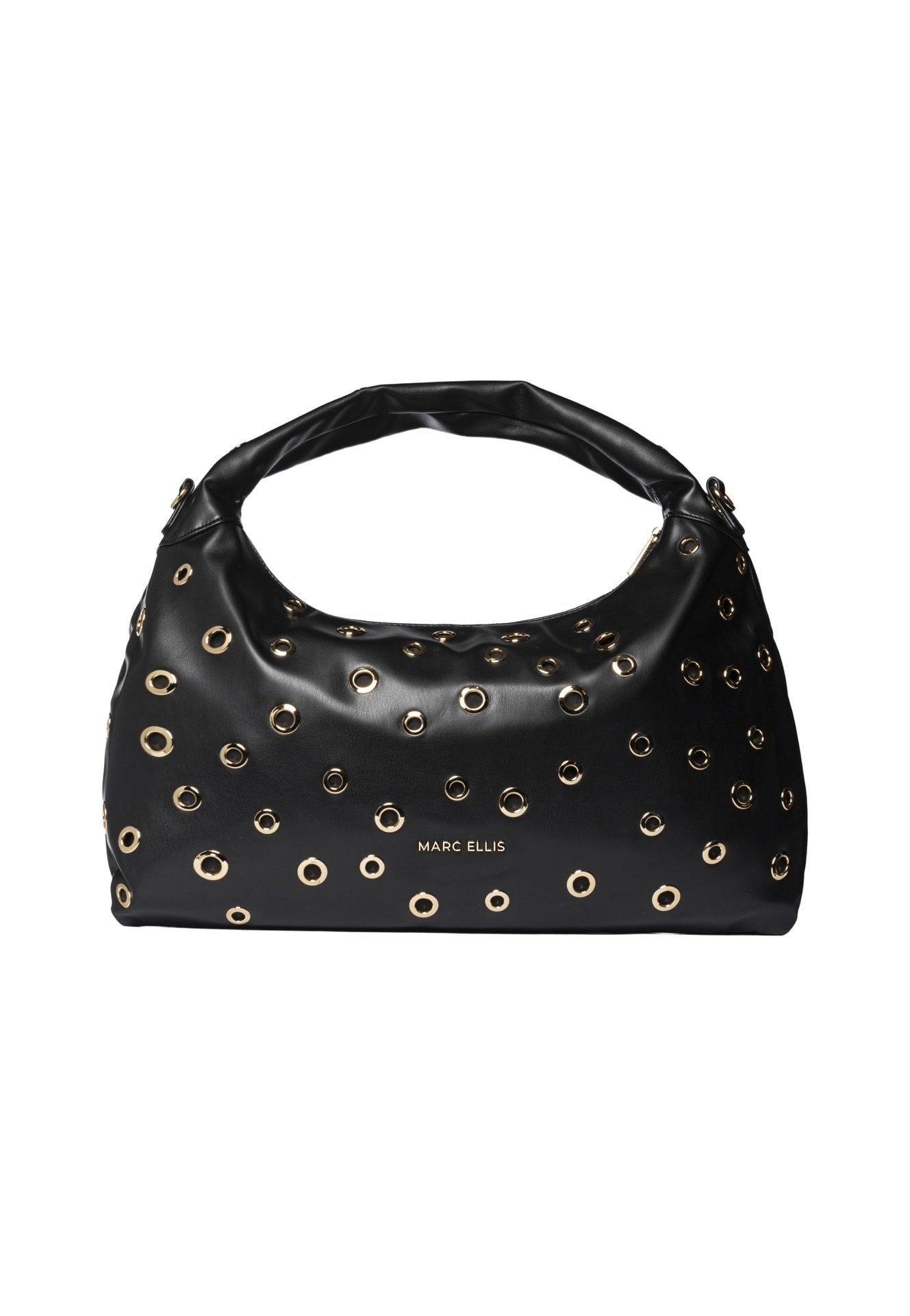Mariah Studs Borsa a spalla Black and Gold