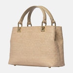 Krissy M Straw Borsa a mano Natural