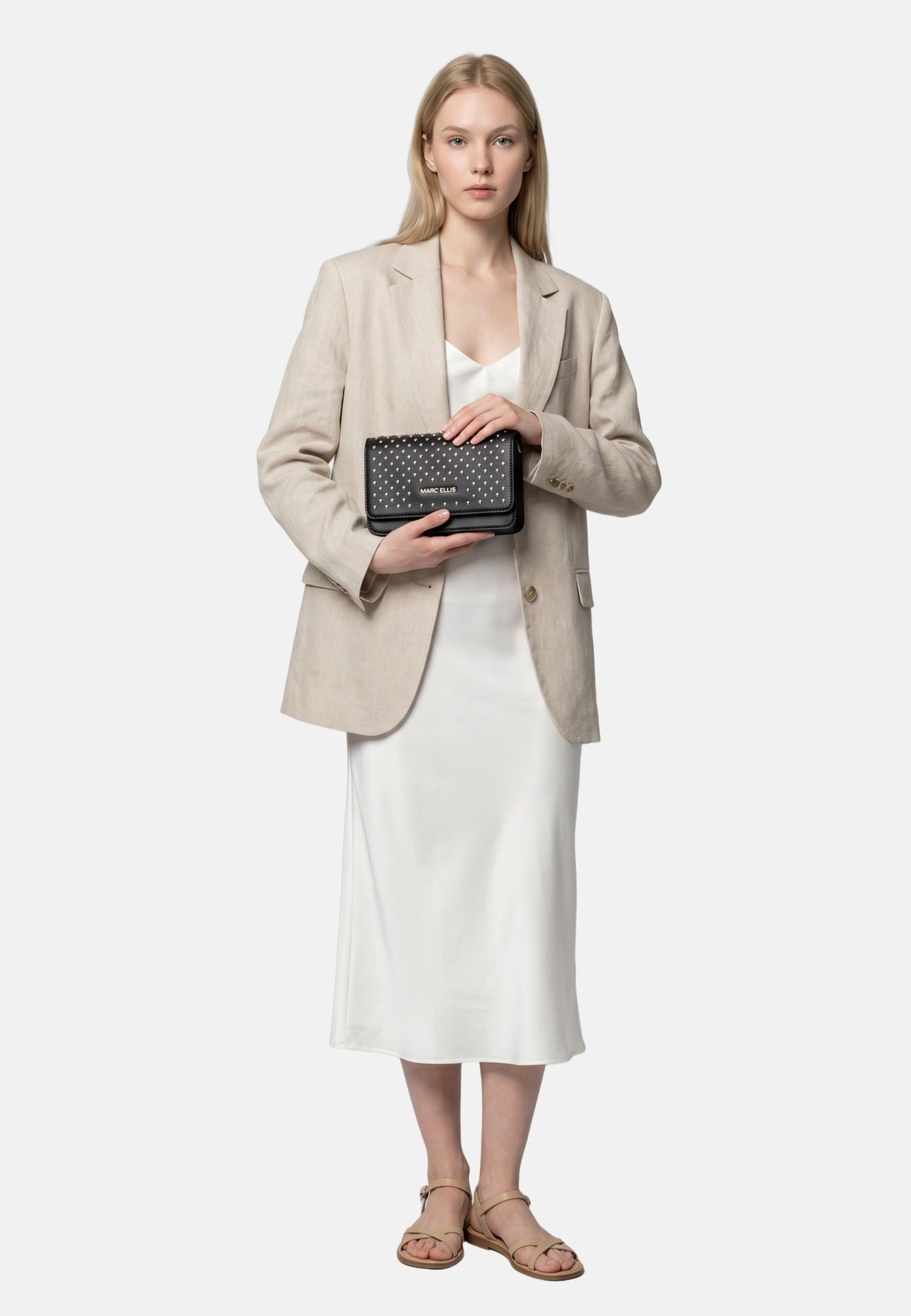 Janet Rock Borsa a spalla Black and Gold