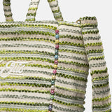 Buby S Indy 26 Borsa a mano Beige and Green
