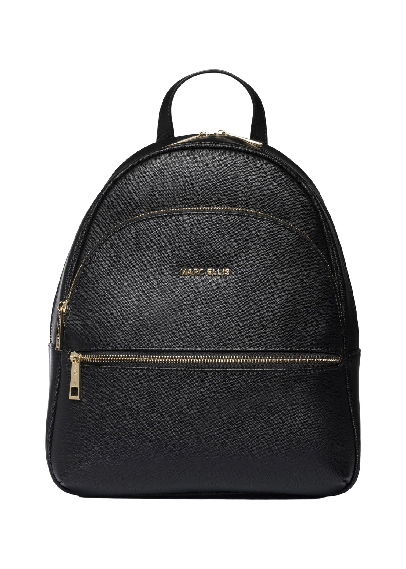 Morgan Mf Zaino Black and Gold