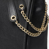 Joelle Macro Lt Borsa a spalla Black and Gold