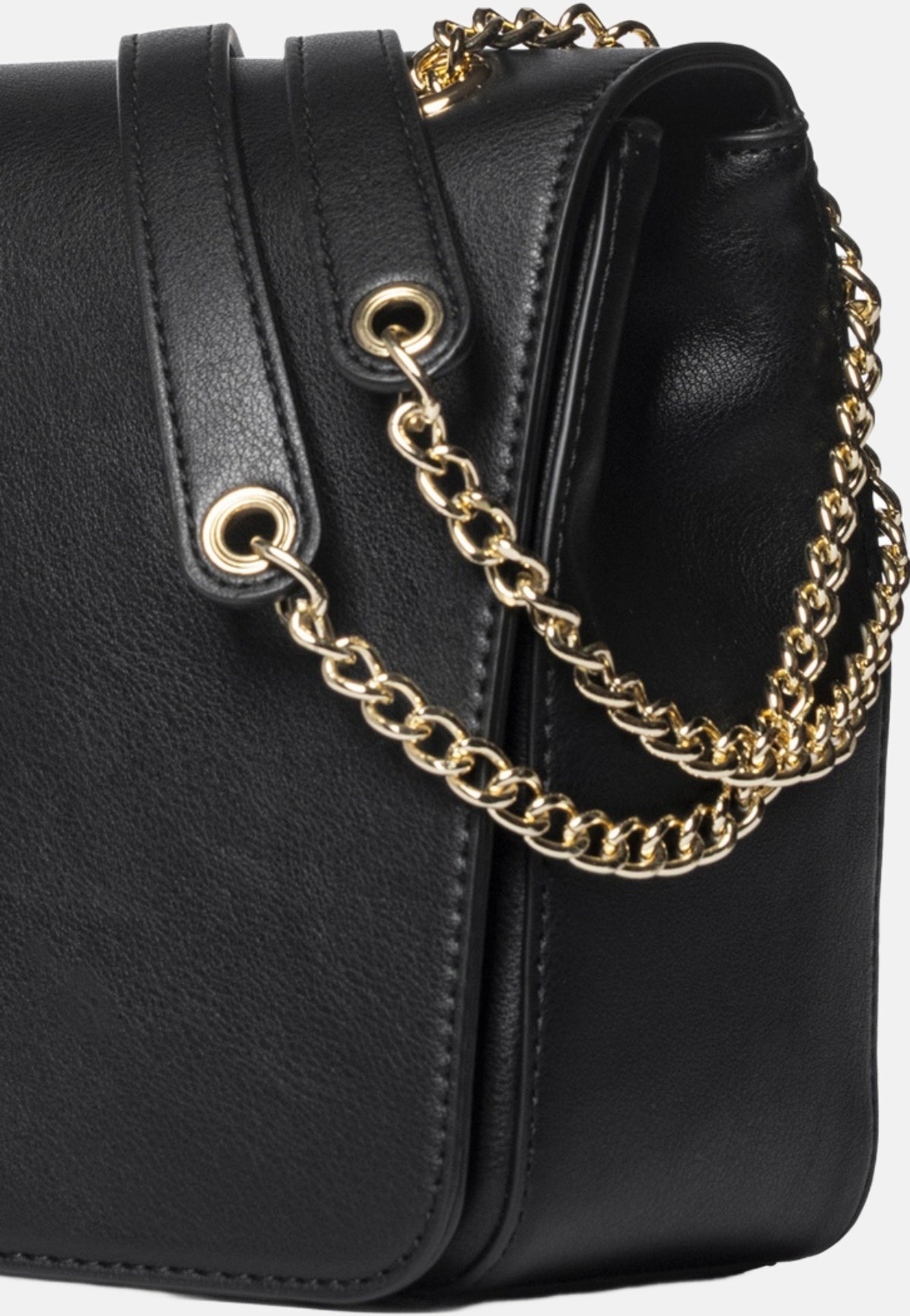 Joelle Macro Lt Borsa a spalla Black and Gold