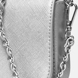 Aurora M Mf Borsa a spalla Silver