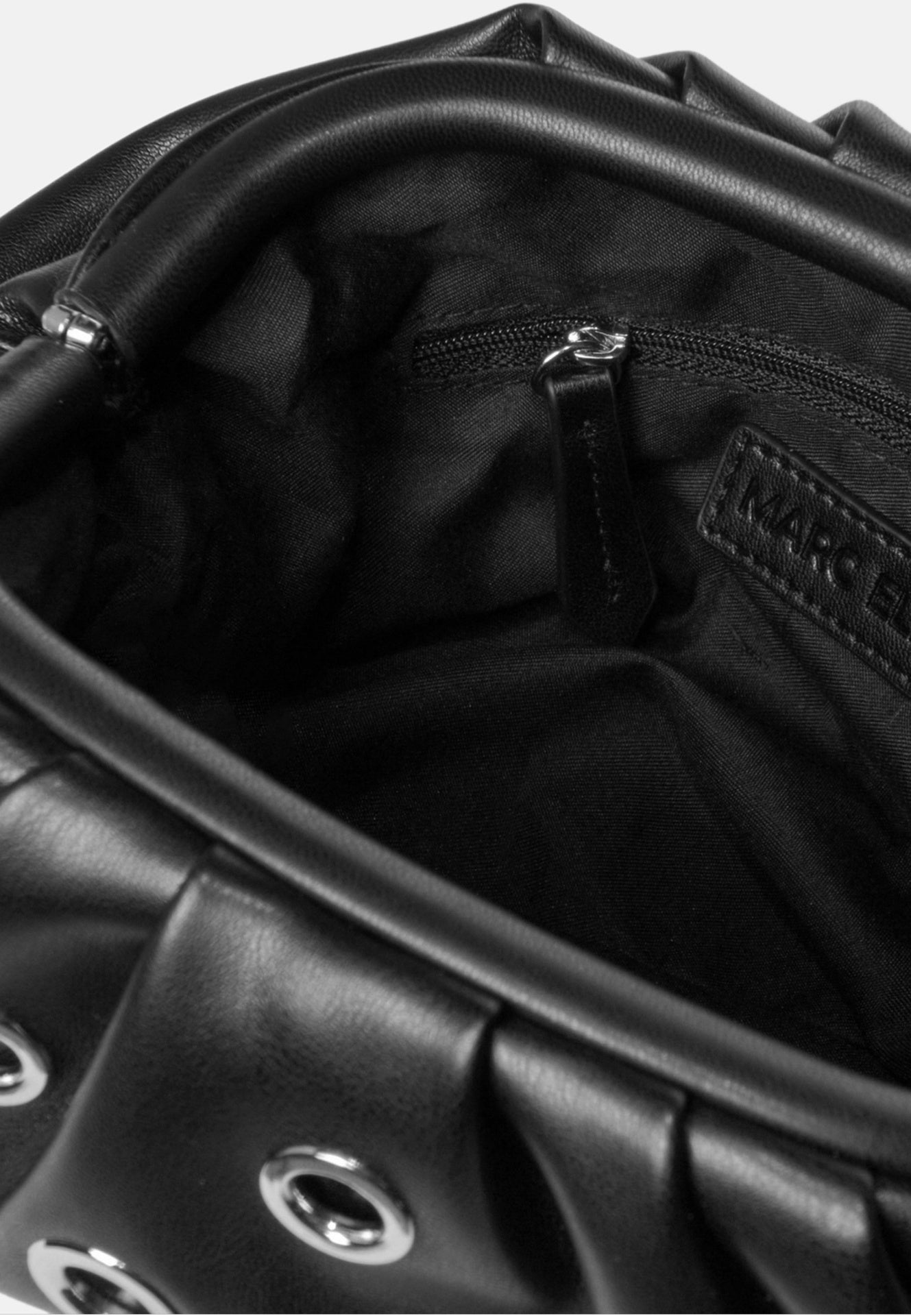 Daphne Studs Borsa a spalla Black and Silver