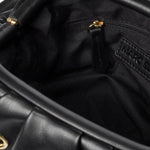 Daphne Studs Borsa a spalla Black and Gold