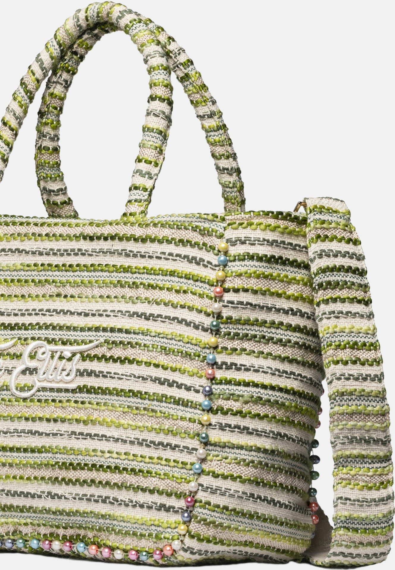 Buby M Indy 26 Borsa a mano Beige and Green