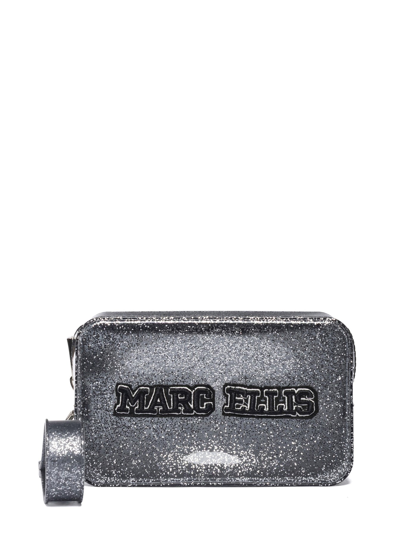 Flat Sponge Cs Borsa a mano Silver and Silver