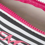 Buby P. Strip Borsa a mano Black and Pink