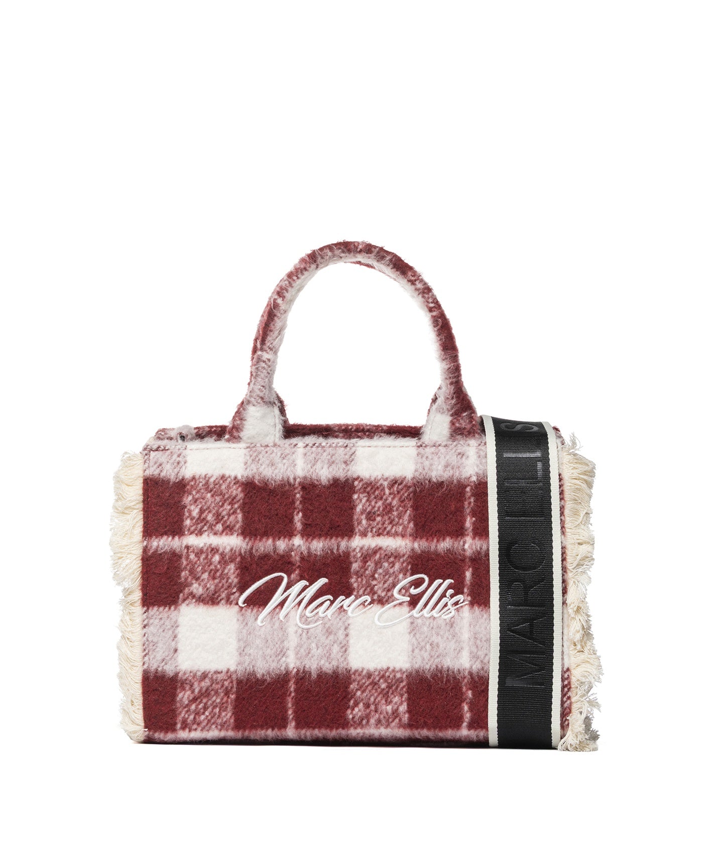 Buby Check M Borsa a spalla | Rubino | Marc Ellis