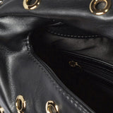 Elizabeth Studs Borsa a spalla Black and Gold