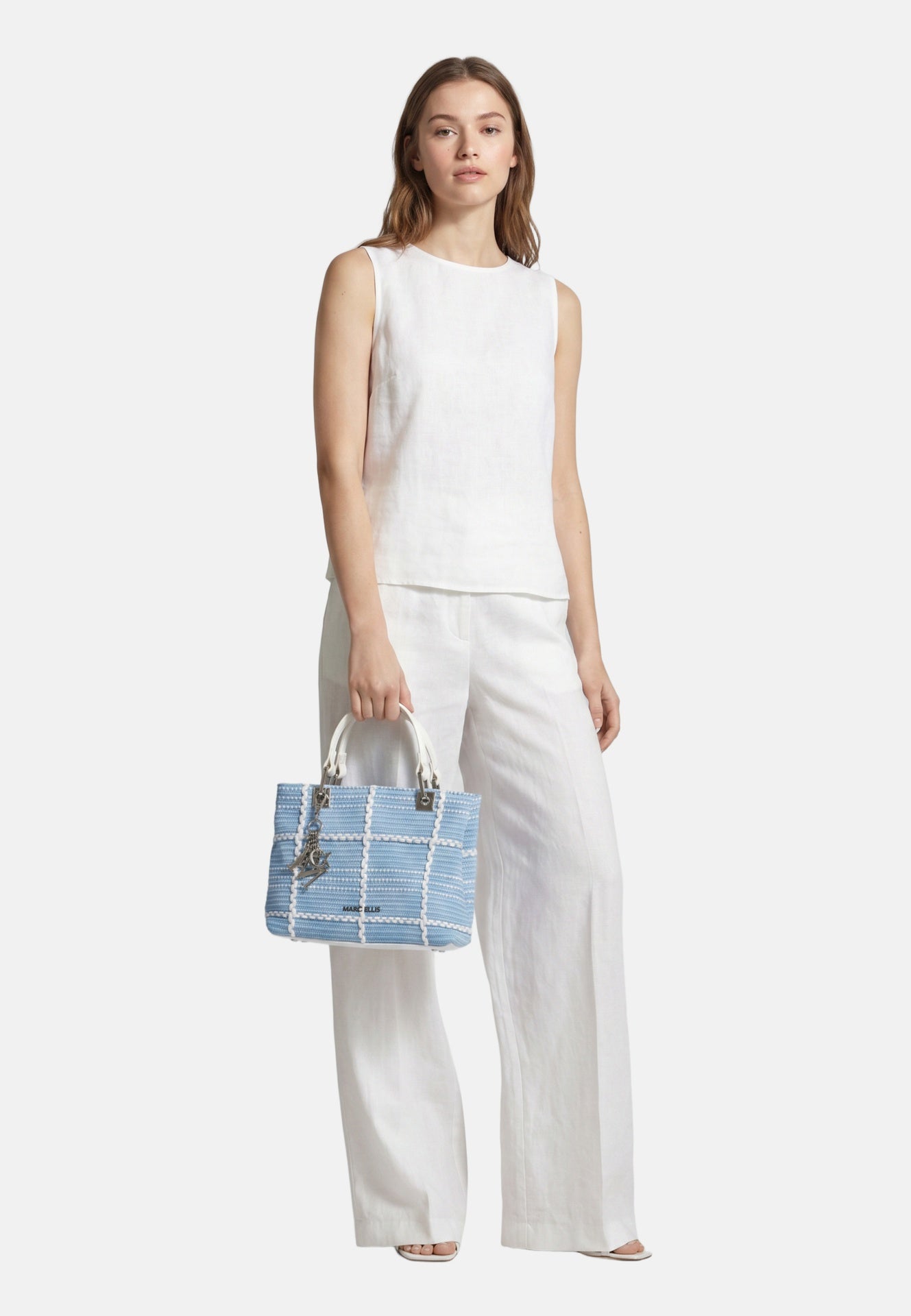 Krissy M Luxe Borsa a mano Sky Blue