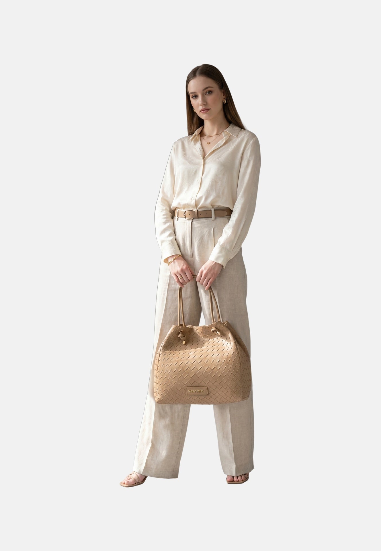 Bryanna Plait Borsa a spalla Brown