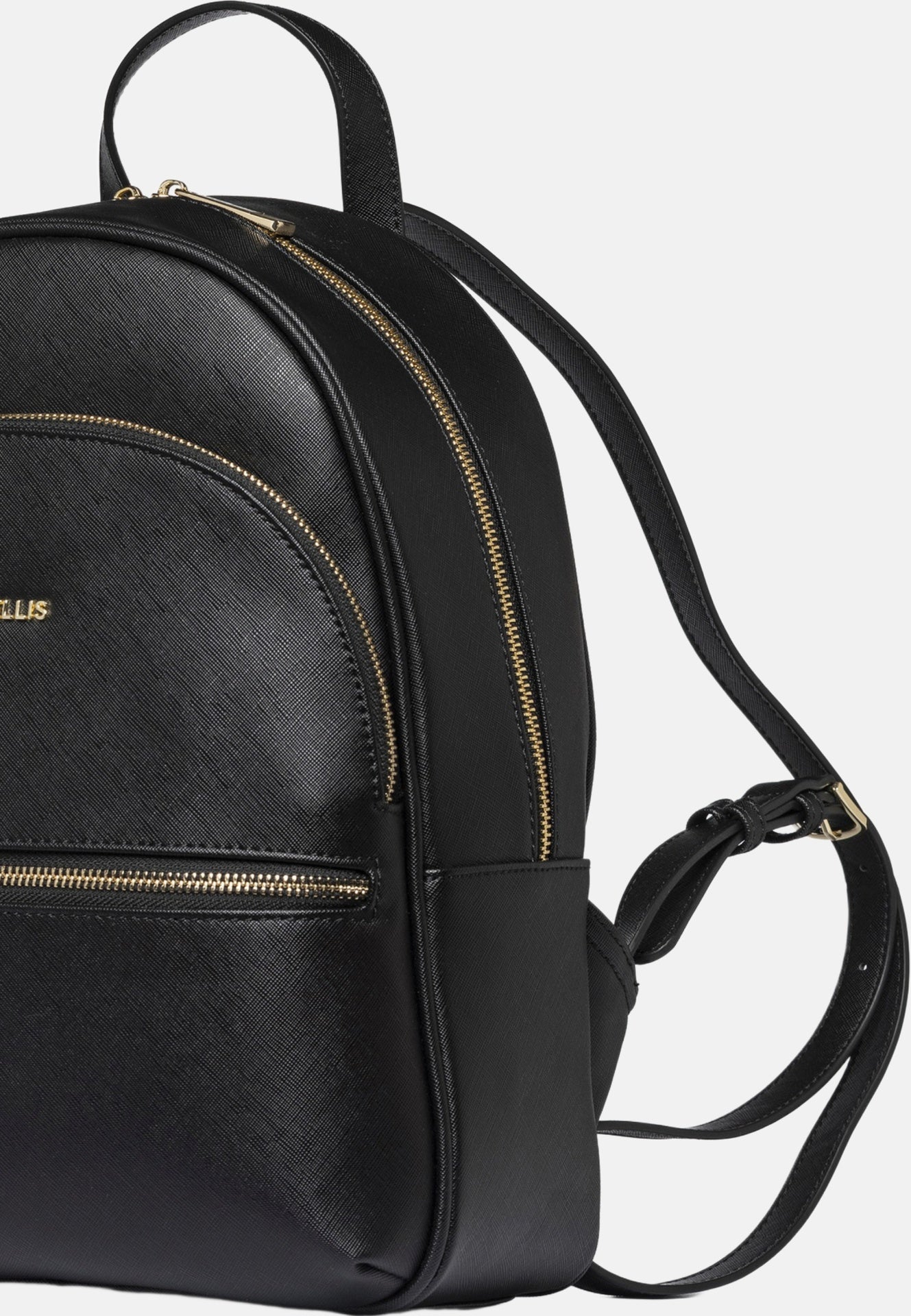 Morgan Mf Zaino Black and Gold