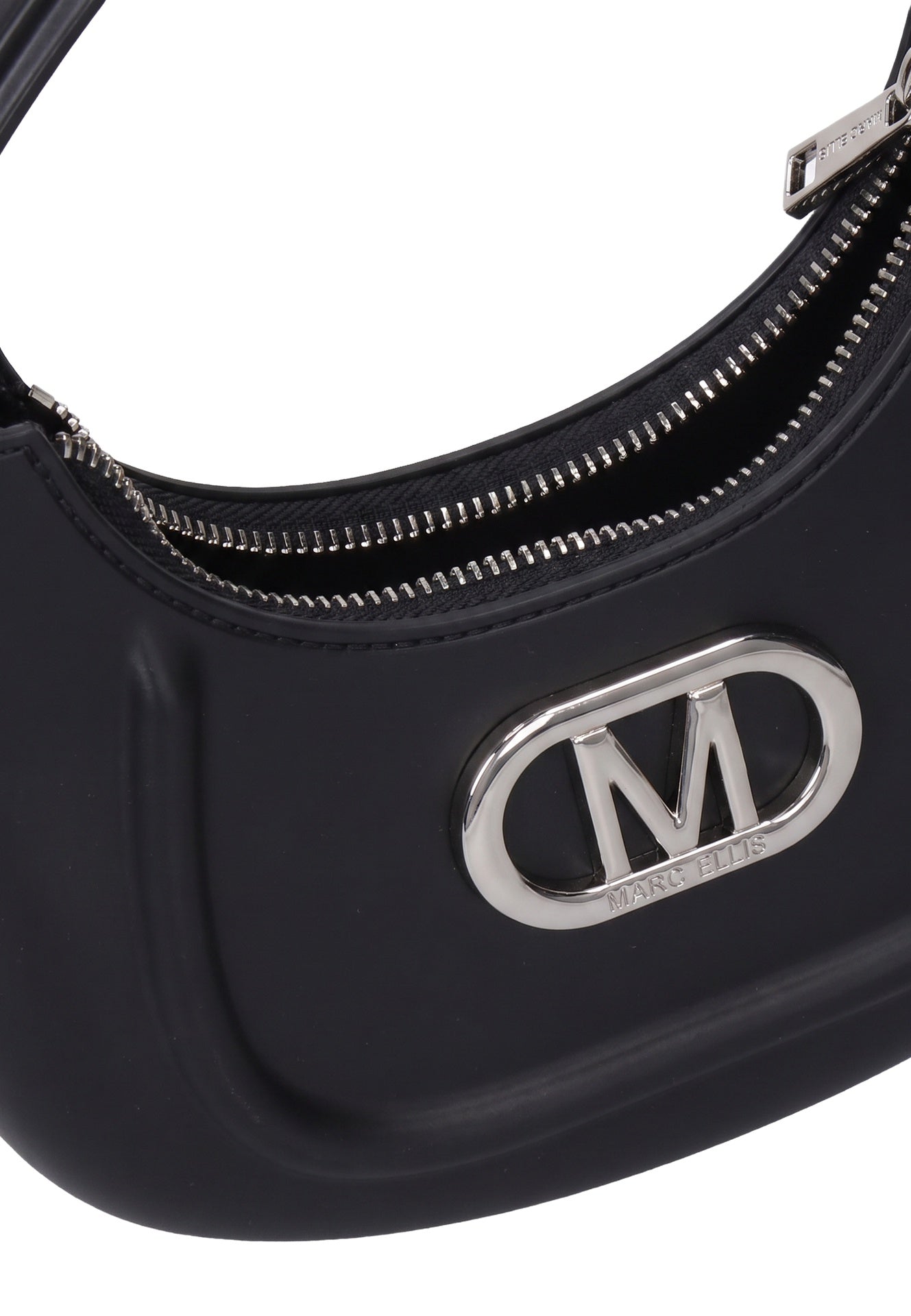 Flat Hero S Borsa a spalla Black and Silver