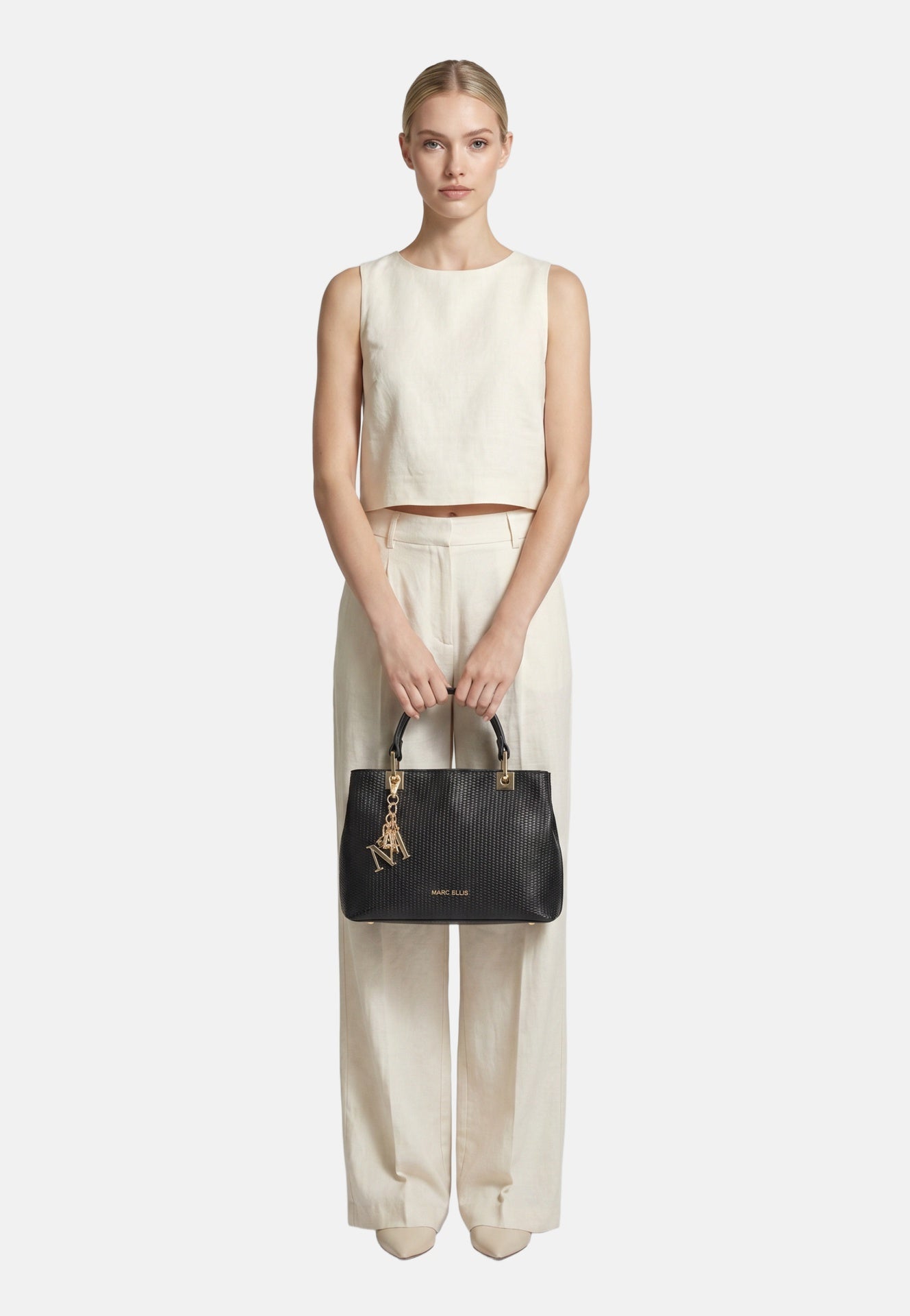 Krissy M Straw Borsa a mano Black