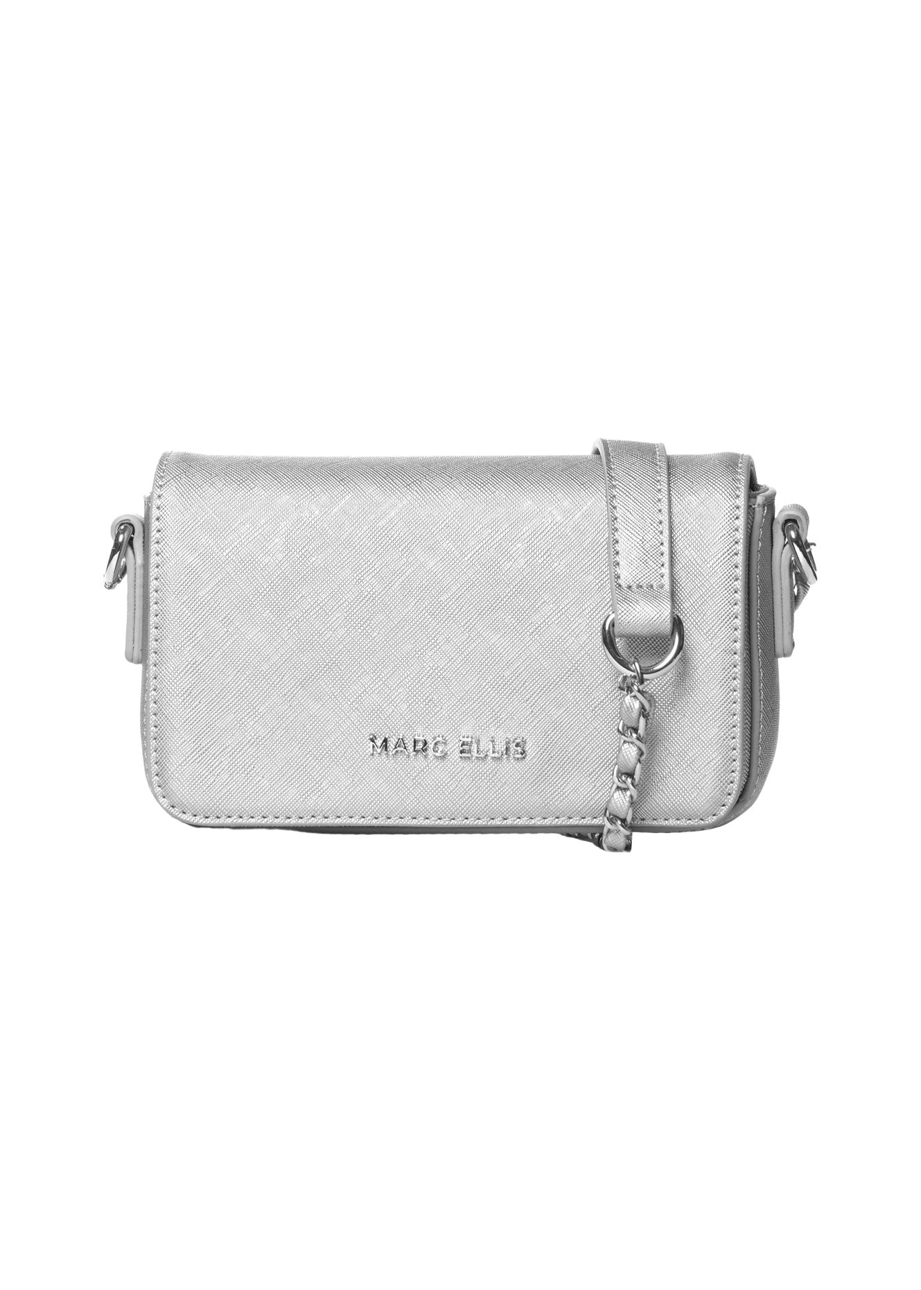 Aurora M Mf Borsa a spalla Silver