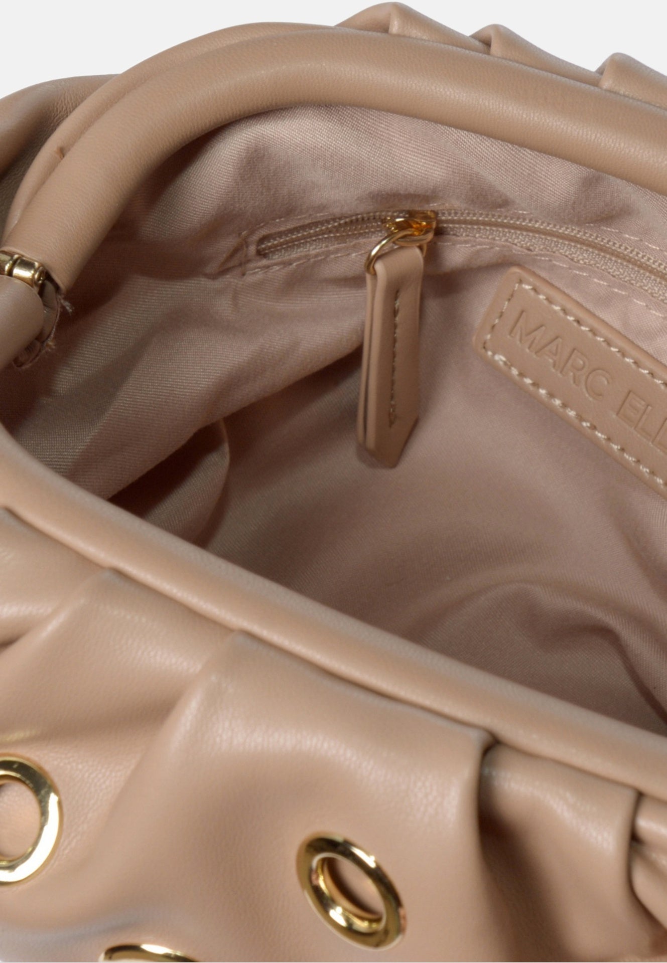 Daphne Studs Borsa a spalla Brown