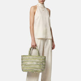 Buby M Indy 26 Borsa a mano Beige and Green