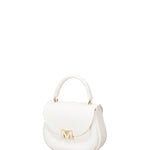 Flat Jelly 26 Borsa a mano Milky White and Light Gold