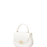 Flat Jelly 26 Borsa a mano Milky White and Light Gold