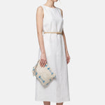 Cassy Indy 26 Pochette Beige and Blue
