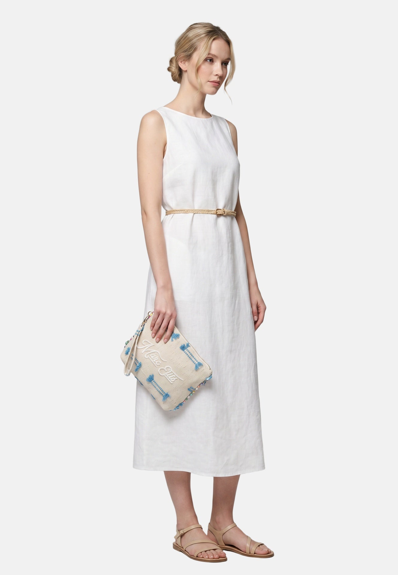 Cassy Indy 26 Pochette Beige and Blue