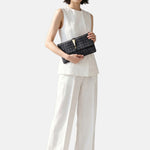 Chloe Plait Borsa a mano Black