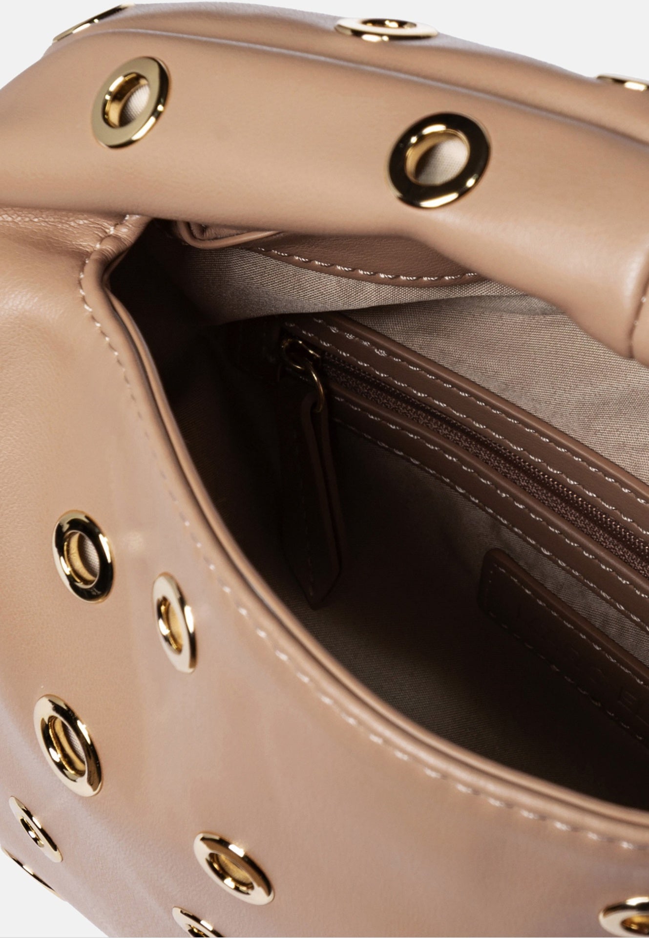 Elizabeth Studs Borsa a spalla Coffee
