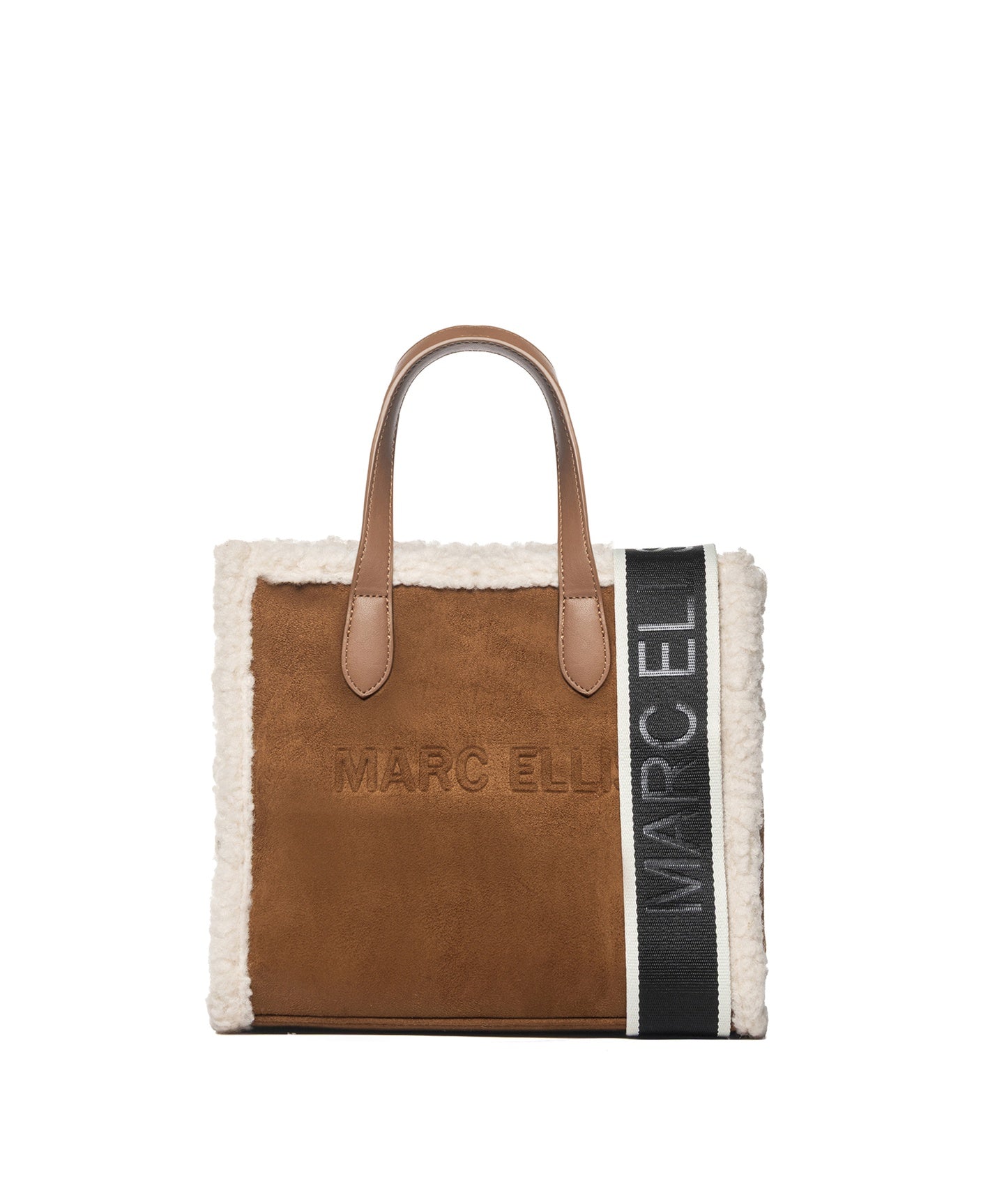 Buby Suede M Borsa a spalla | Cuoio Scuro | Marc Ellis