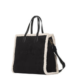 Buby Suede L Borsa a spalla | Nero