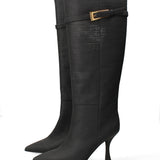 Stivale alto GLC11 | Nero opaco