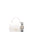 Flat Jelly 26 Borsa a mano Milky White and Light Gold