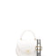 Flat Jelly 26 Borsa a mano Milky White and Light Gold