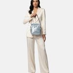 Ava Pearl Borsa a spalla Light Blue