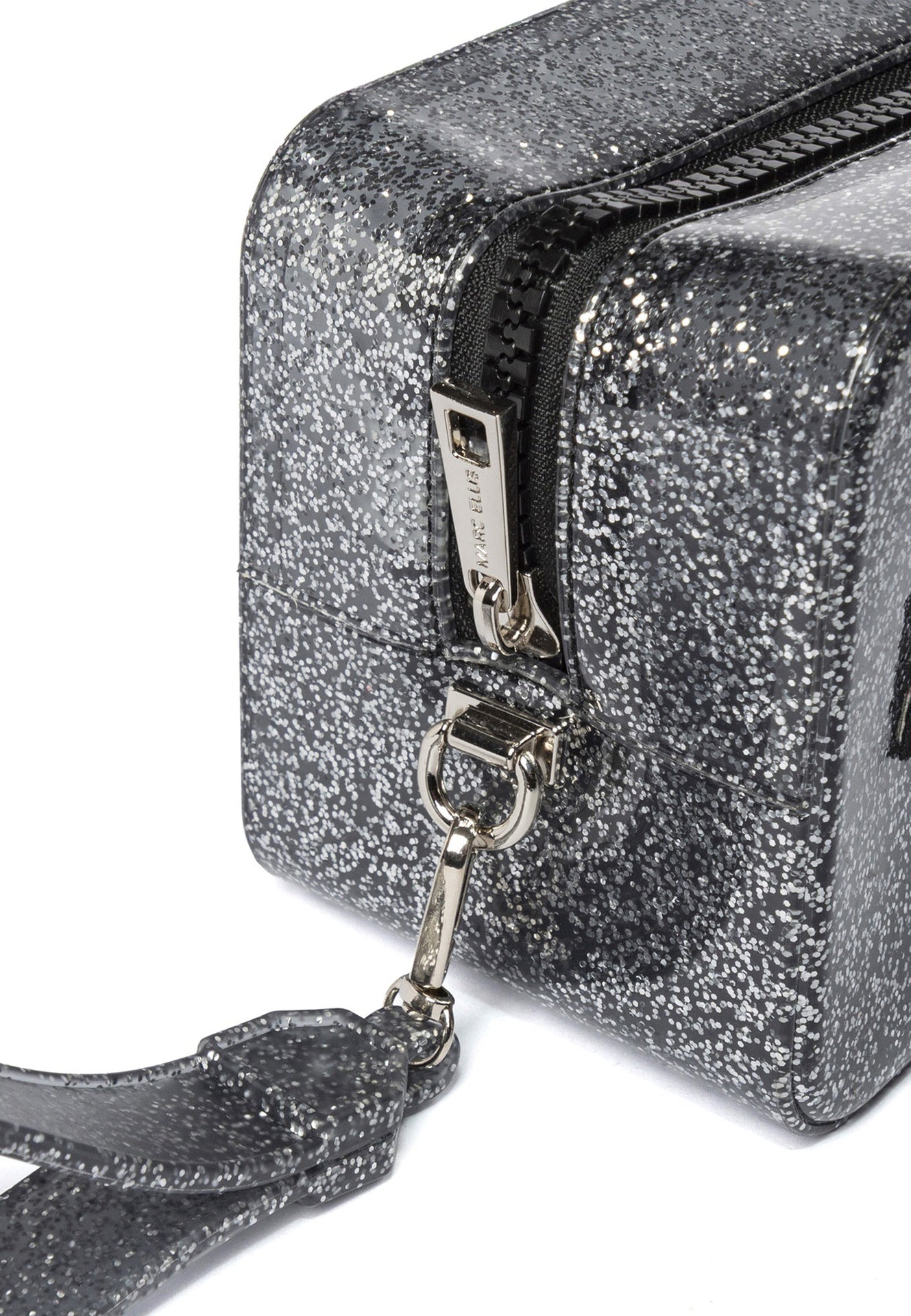 Flat Sponge Cs Borsa a mano Silver and Silver